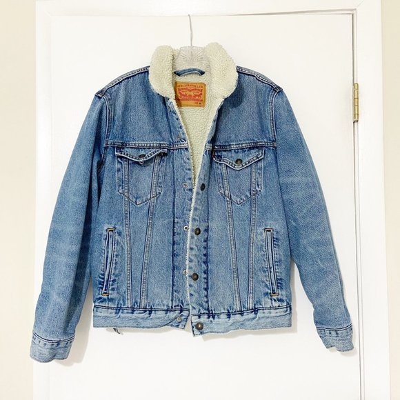 Levi's Sherpa Lined Denim Trucker Jacket